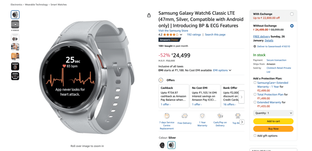 galaxy watch 6 classic